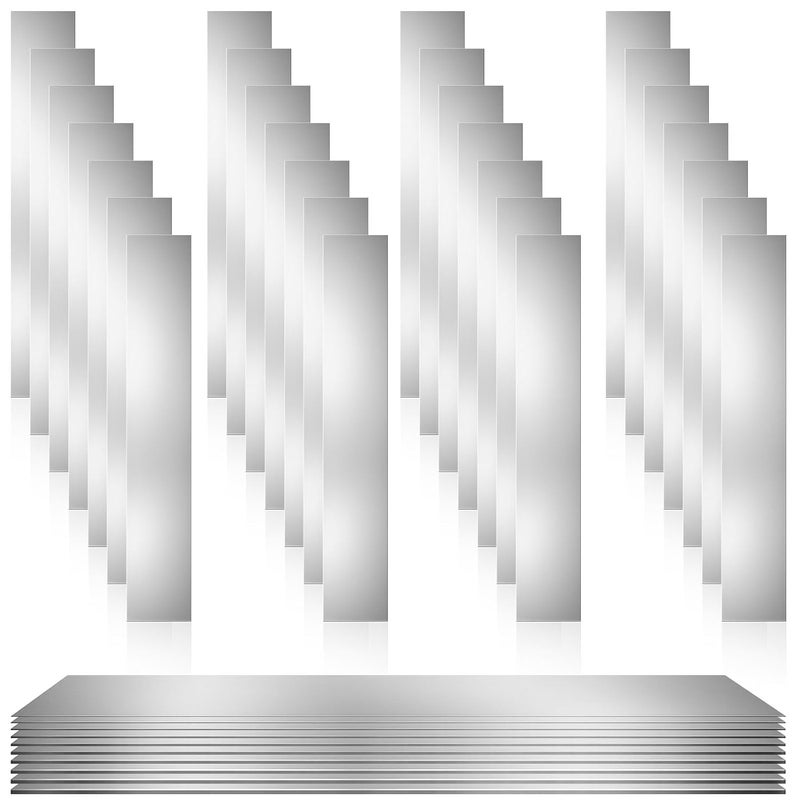AOKLIT 30Pcs Shim Stock Assortment, 304 Stainless Steel 1" Width x 6" Length Metal Shims for Leveling, Gap Filler Trim Strip, DIY & Industrial Use (0.001"-0.01" Thickness) - Image 1